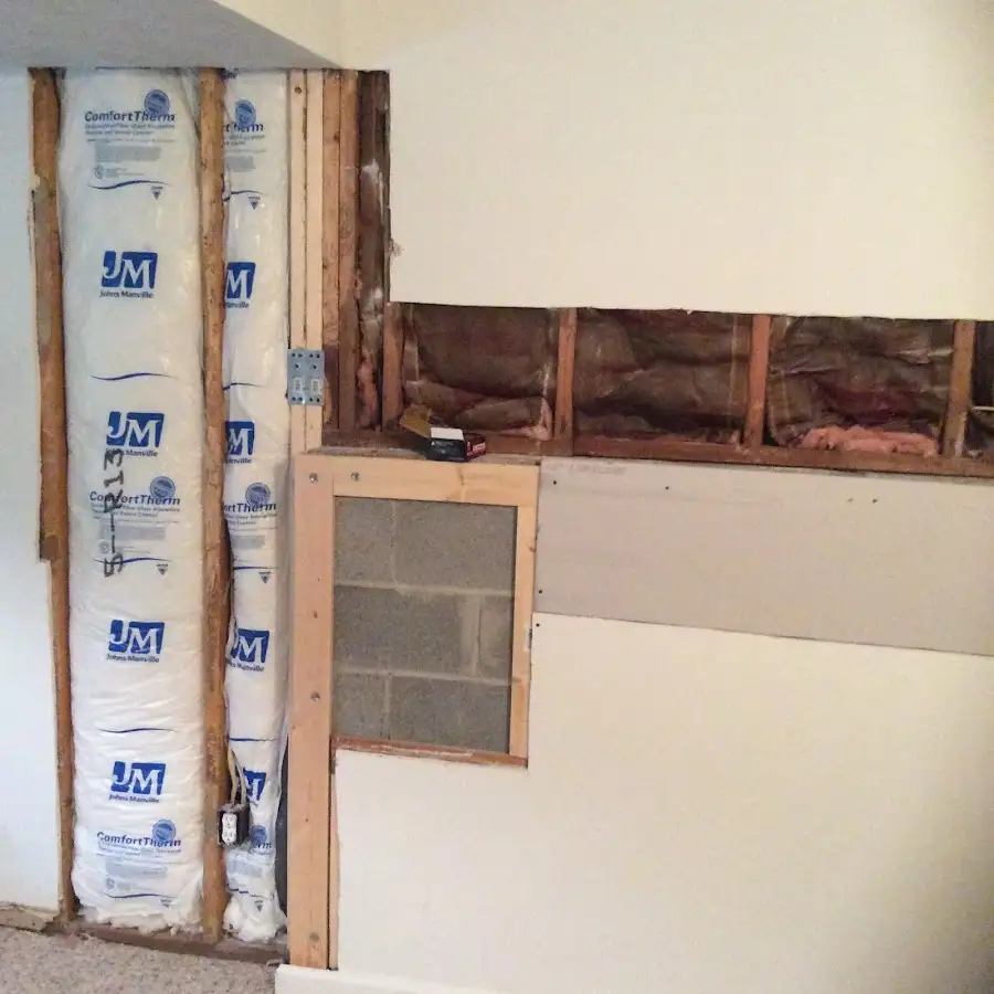 Wall insulation replacement during Odor Removal & Deodorization in Brookhaven